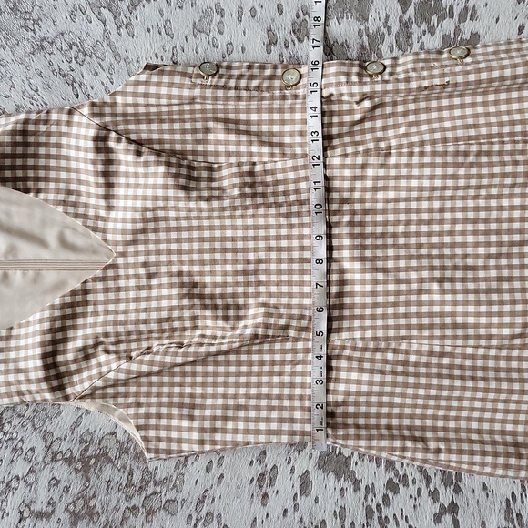 J. McLaughlin Paulson Gingham Check  Sleeveless Sheath Dress Sz10 - Picture 9 of 9